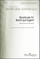 Beatitude IV : Beati Qui Lugent SS choral sheet music cover